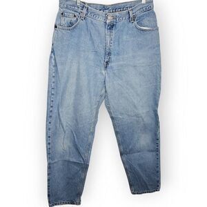 Levi's Y2K 550 Relaxed Fit Tapered Leg Jeans size 16 Miss Short